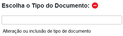 Tipo de Documento Modelo de Documento